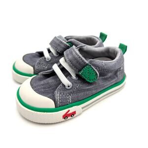 See Kai Run Stevie II Canvas Sneakers Shoes Little Kid Gray Denim Size US5 EU21